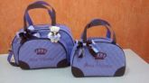 Kit Bolsa Maternidade 2 peças Roxo