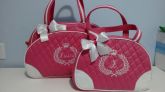 Kit Bolsa Maternidade 2 peças Pink com Branco